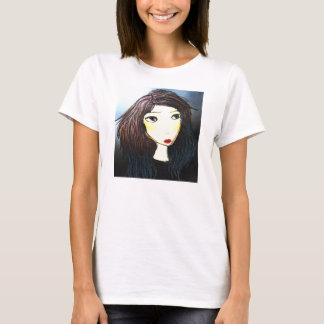 Vind som smällas från behålla ändringen t-shirt