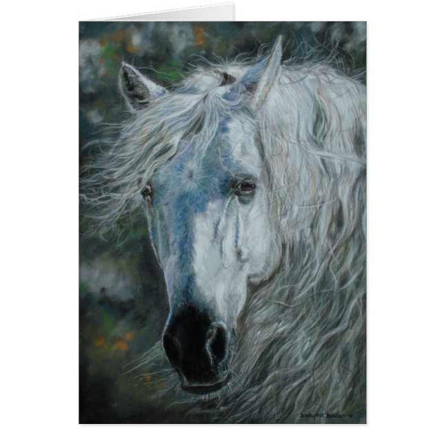 Vind stillar handlagkonstkortet hälsningskort (Framsidan)