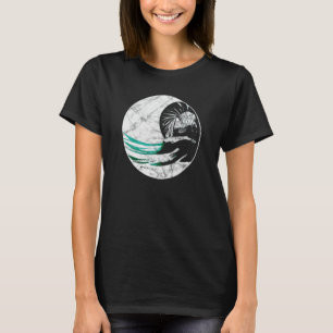 Vind Surfbräda Drake Jetski Hawaii Strand Hav Våg T Shirt
