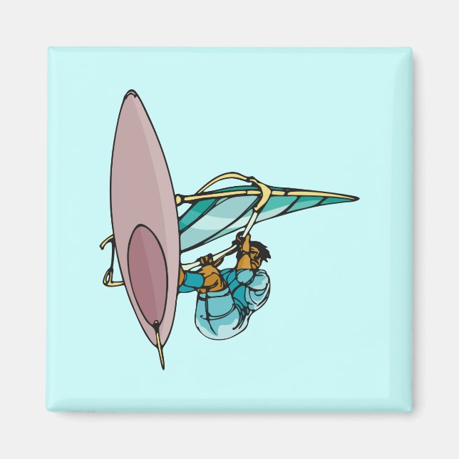 Vind Surfer Magnet (Framsidan)