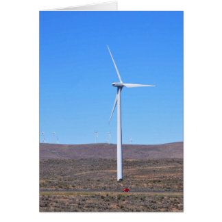 Vind Turbin i Östra WA Hälsningskort