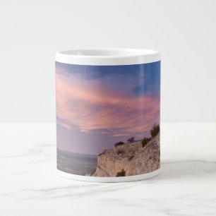 Vind turbin i väster Texas vid Sunset Jumbo Mugg