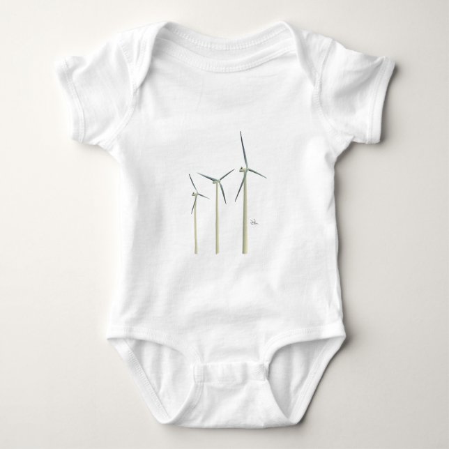 Vind Turbin Tee Shirt (Framsida)