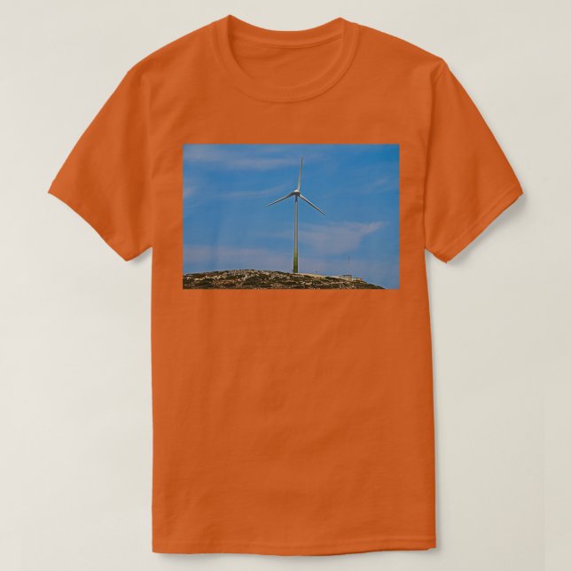 Vind turbin Tilos T Shirt (Design framsida)