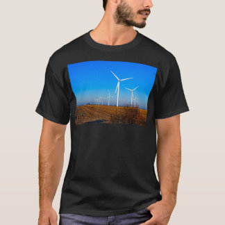 Vind Turbine Fält T Shirt