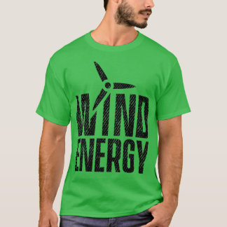 Vind Turbinenergi vind förnybar energi 13 T Shirt