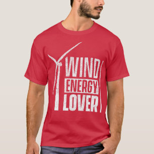 Vind Turbinenergi vind förnybar energi 19 T Shirt