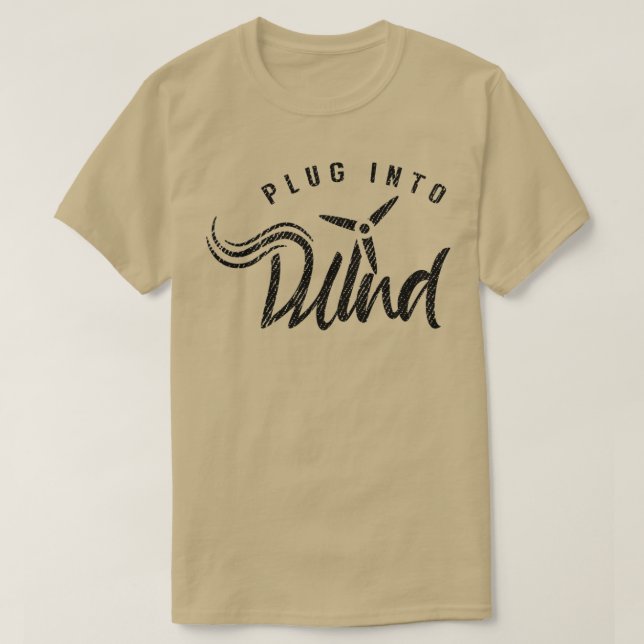 Vind Turbinenergi vind förnybar energi 4 T Shirt (Design framsida)