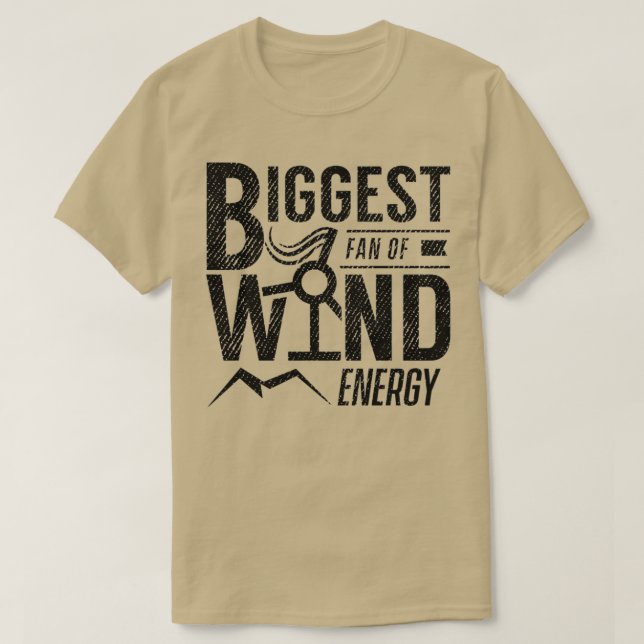 Vind Turbinenergi vind förnybar energi 5 T Shirt (Design framsida)