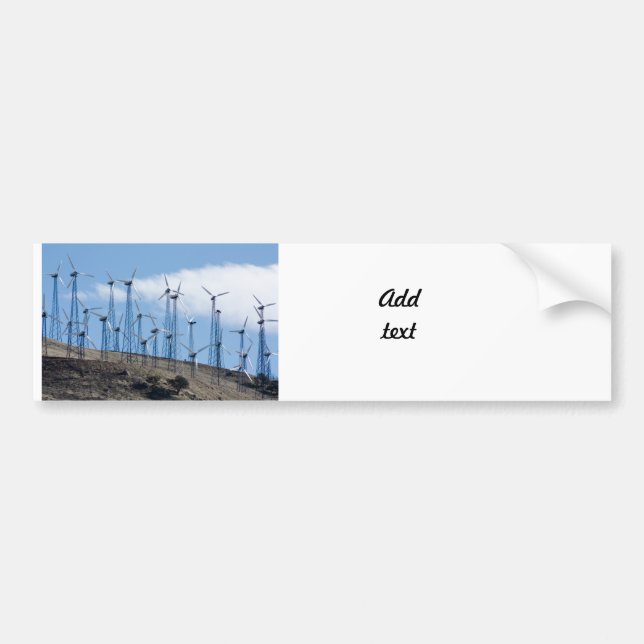 Vind Turbines Bildekal (Framsidan)