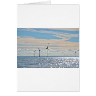 Vind Turbines Hälsningskort