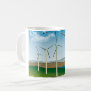 Vind Turbines Kaffemugg