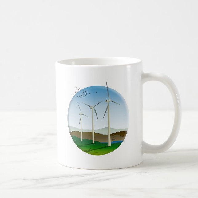 Vind Turbines Kaffemugg (Höger)