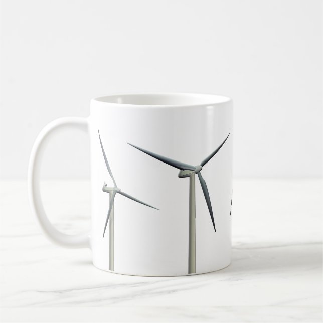 Vind Turbines Kaffemugg (Vänster)