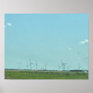 Vind Turbines Poster
