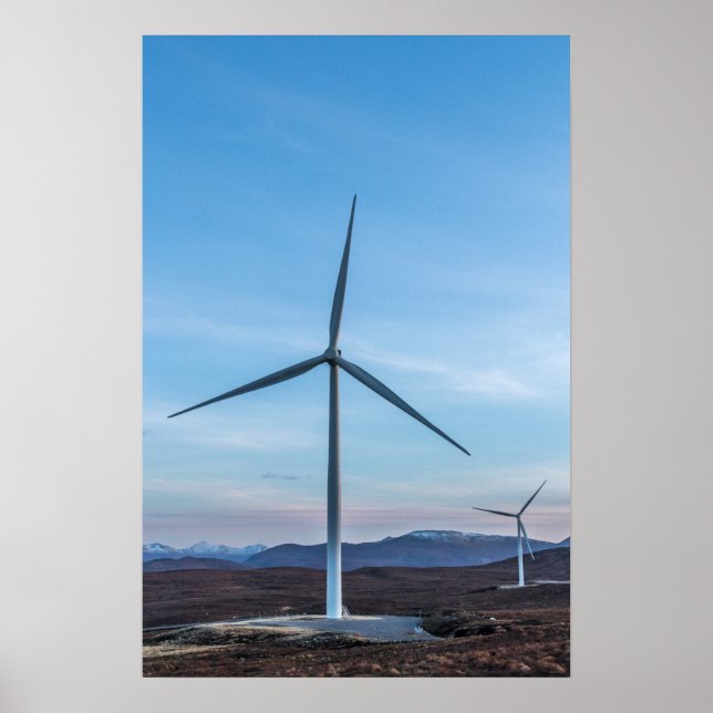 Vind Turbines Poster/skriver ut Poster (Framsidan)