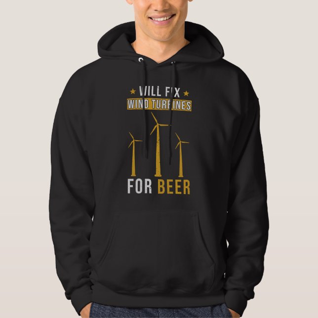 Vind Turbines Sayed Hoodie (Framsida)