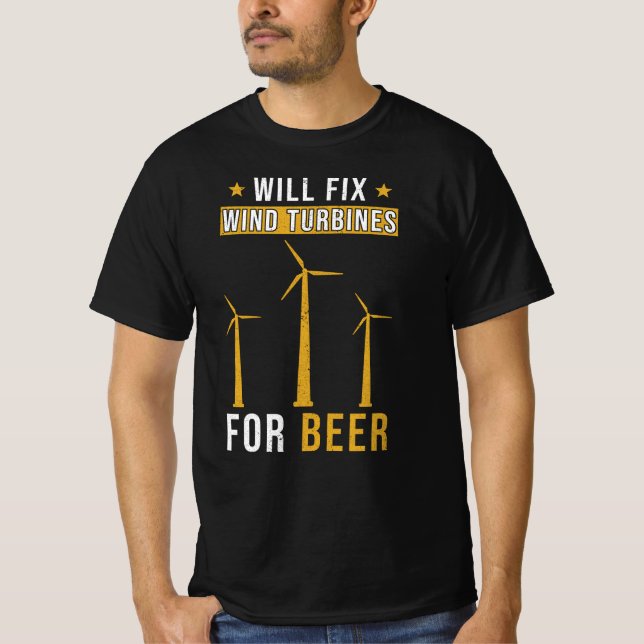 Vind Turbines Sayed T Shirt (Framsida)