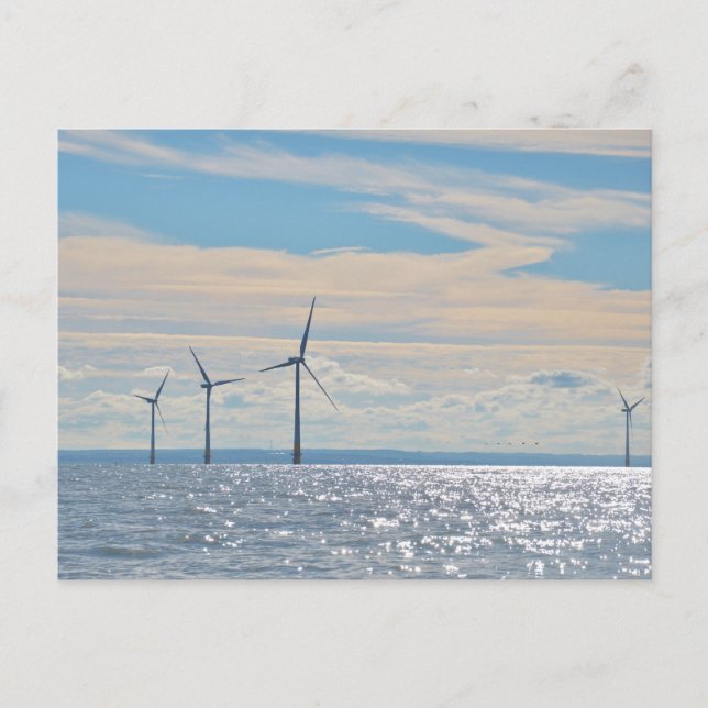 Vind Turbines Vykort (Framsida)