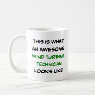 vind turbintekniker, fantastisk kaffemugg