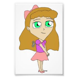 vind upp chibi fototryck