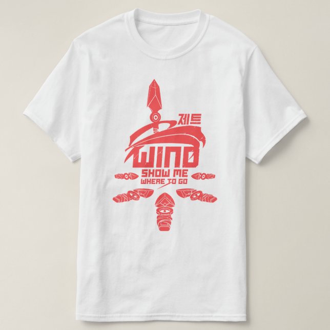 Vind Visa vart jag ska gå - Jett Valorant T-Shirt (Design framsida)