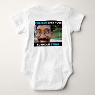 Vindaloo gör ditt dåliga hål att sticka babysui t-shirt