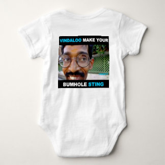 Vindaloo gör ditt dåliga hål att sticka babysuit t-shirt