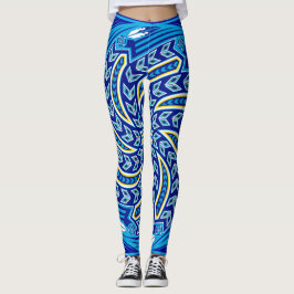 Vindandeblått Leggings