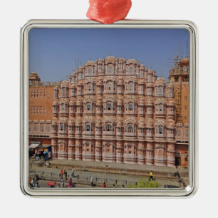 Vindarnas palats (Hawa Mahal), Jaipur, Indien, Julgransprydnad Metall