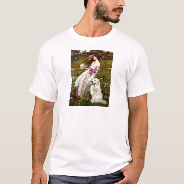 Vindblommor - Stora Pyrenéerhundar 1 T-shirt (Framsida)