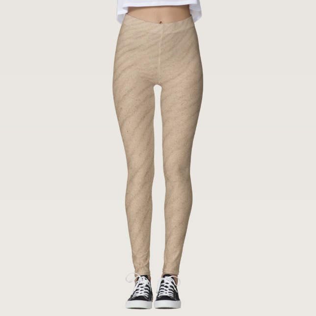 vinddriven strandsand leggings (Framsida)