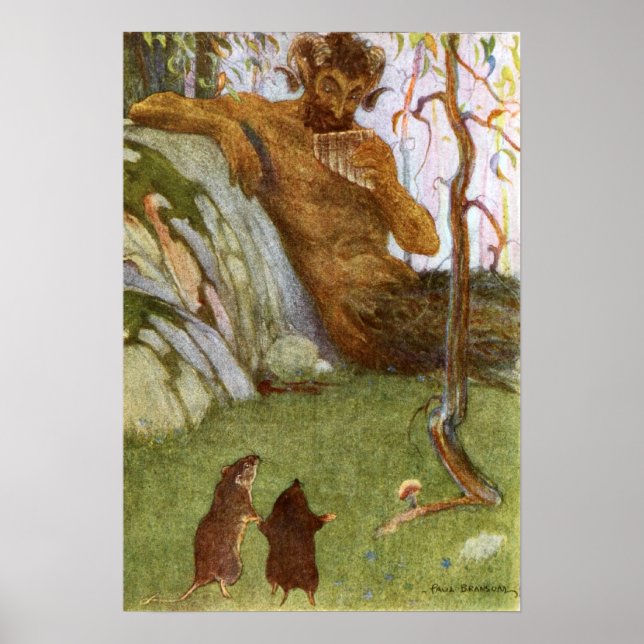 Vinden i Willows Original Illustration Poster (Framsidan)