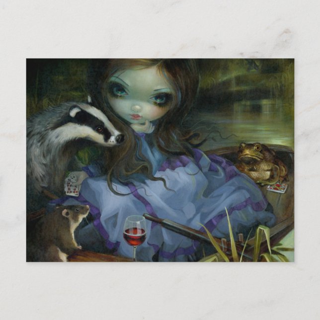 "Vinden i Willows" vykort (Framsida)