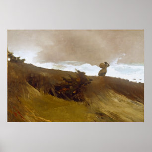 Vinden Väster, efter Winslow Homer Poster