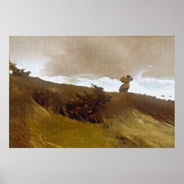 Vinden Väster, efter Winslow Homer Poster (Framsidan)