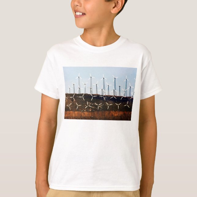 Vindens effekt (4) tee shirt (Framsida)