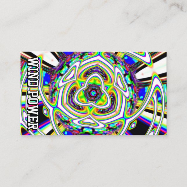 VINDENS EFFEKT (du kan ändra ord) Visitkort (Framsida)