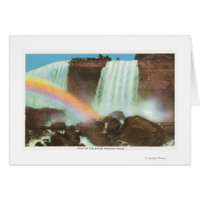 Vindens grovvy hälsningskort (Framsidan Horizontal)