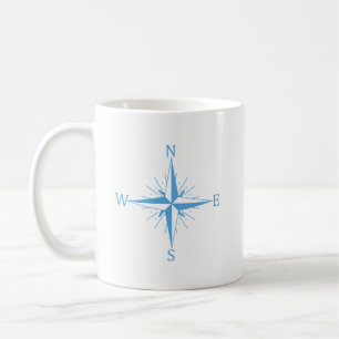 Vindens kompass kaffemugg