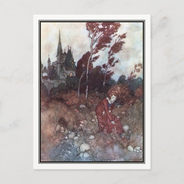 Vindens val av Edmund Dulac Vykort (Framsida)