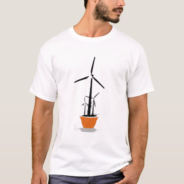 Vindflower power t shirt (Framsida)