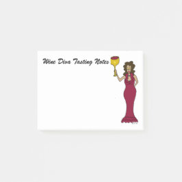 VinDivaavsmakning noterar Post-it Block