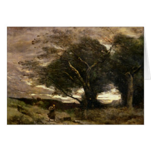 Vindkast av vind, 1866 hälsningskort