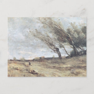 Vindkasten av vind, c.1865-70 vykort