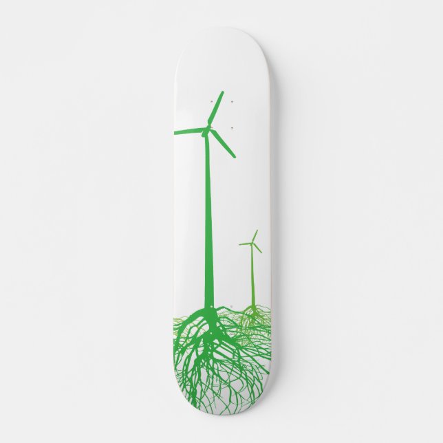 Vindkraftpark Skateboard Bräda 19,5 Cm (Framsida)