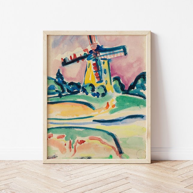 Vindkraftverk | Ernst Ludwig Kirchner Poster (Skapare uppladdad)