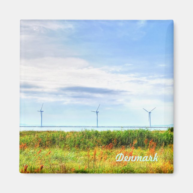 Vindkraftverk i Danmark Magnet (Framsidan)