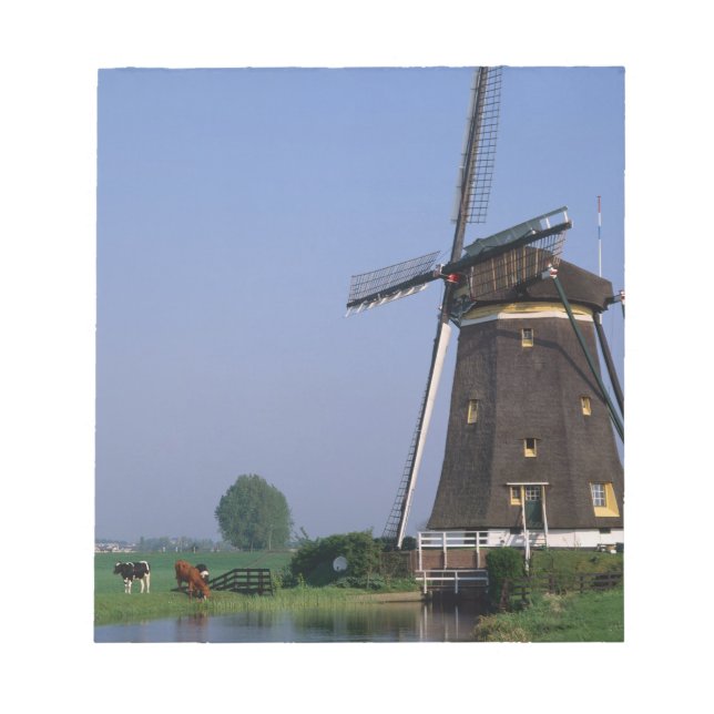 Vindkraftverk, Leidschendam, Nederländerna Anteckningsblock (Framsida)