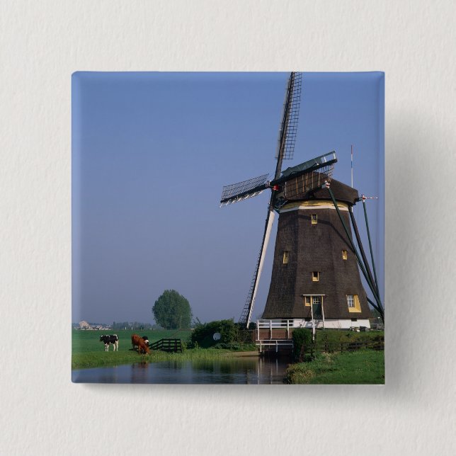 Vindkraftverk, Leidschendam, Nederländerna Knapp (Framsida)